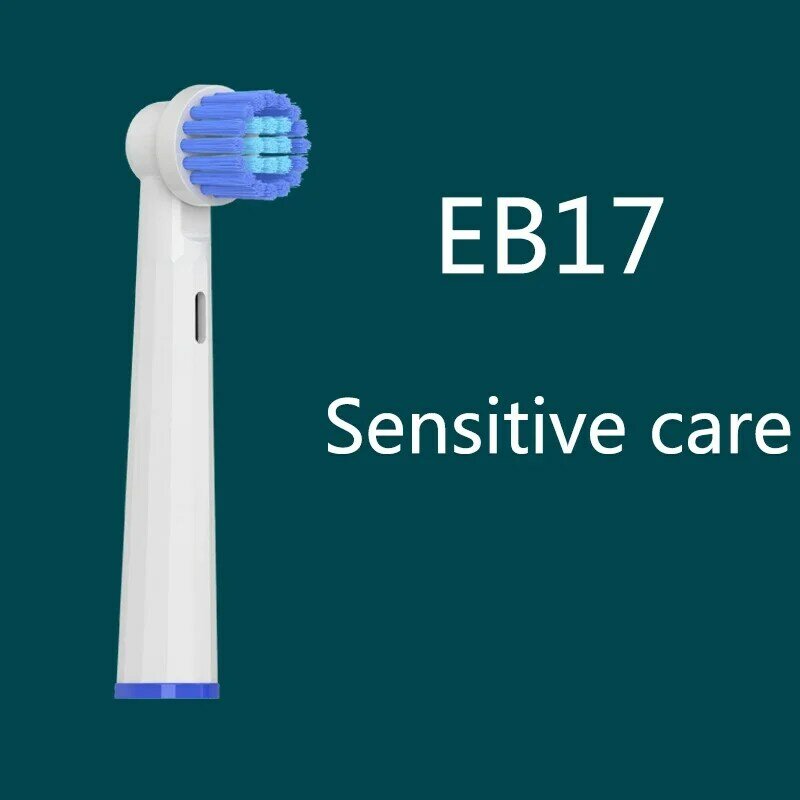 1 szt. Elektryczne głowice do szczoteczek do zębów czułe do pielęgnacji czyszczenia profesjonalne wymienne szczoteczki do zębów do EB17/EB20/EB50