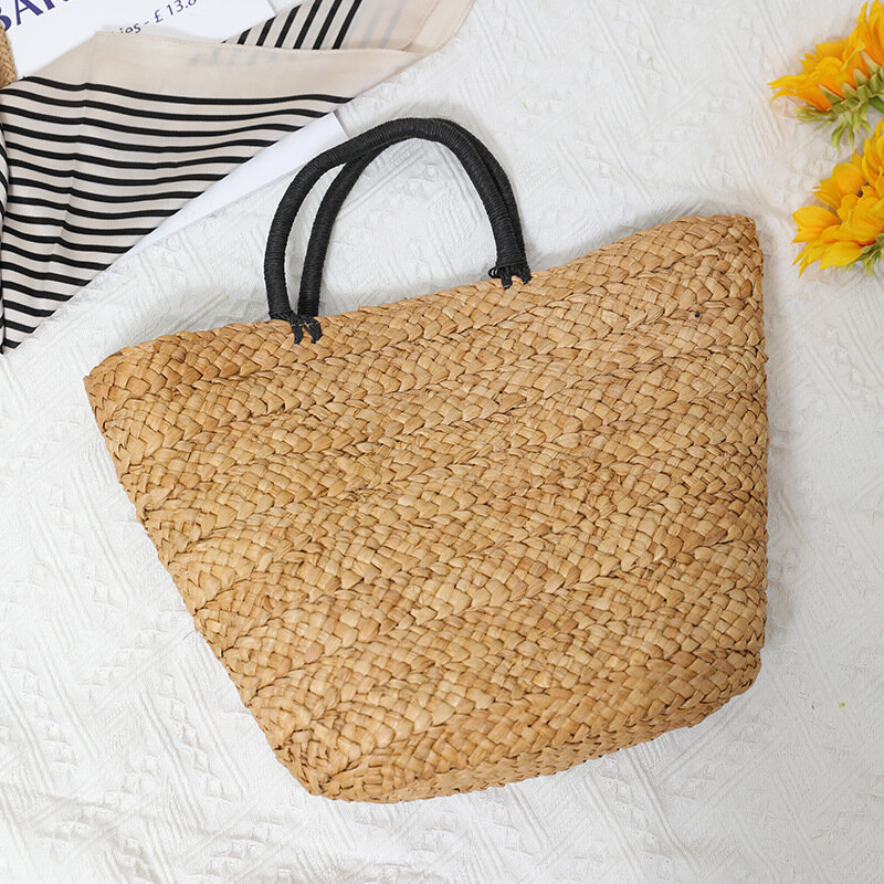 Декоративная плетеная солома пшеницы в стиле ретро, дорожная пляжная сумочка, новый стиль