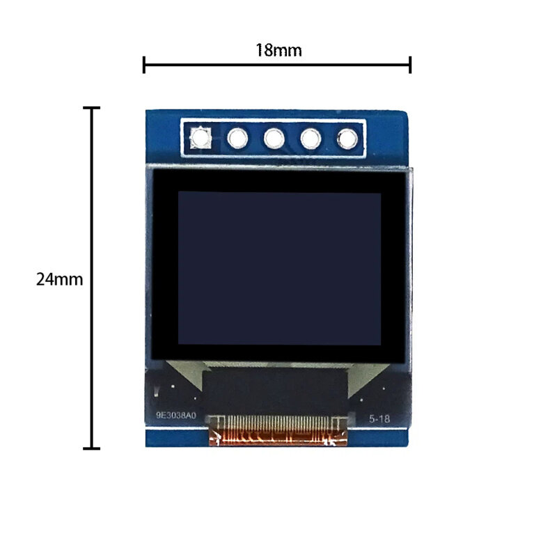 Módulo de exibição LCD OLED para Arduino, tela branca, interface, SPI, IIC, I2C, 0, 66 Polegada, 64x48, 64x48, 3.3V-5V