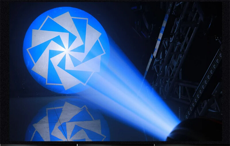 LED movendo cabeça Spot feixe com Flightcase, Lyre Led movendo cabeça, BWS luz para palco, evento de casamento luz, 500W, 4PCs