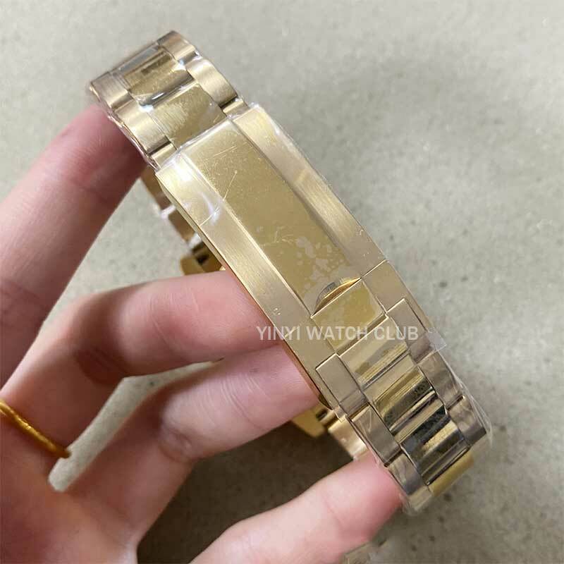 36mm/40mm gold case with sapphire transparent bottom NH35 NH36 NH34 4R automatic movement men's watch modification Movement kit
