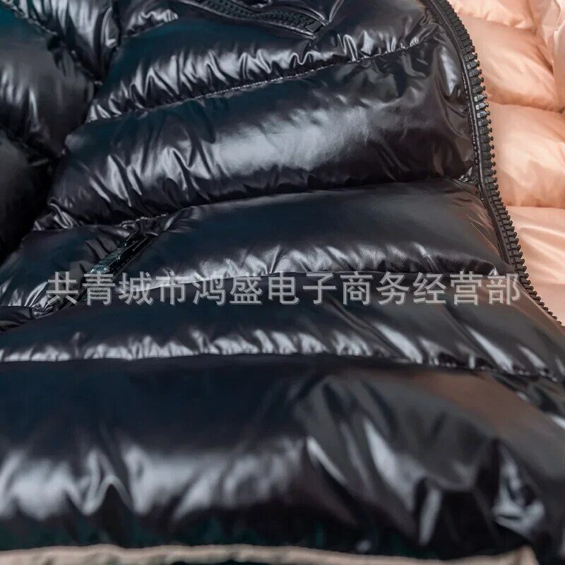 Мужское пуховое пальто YCARE 2022FW полностью черного и белого цвета