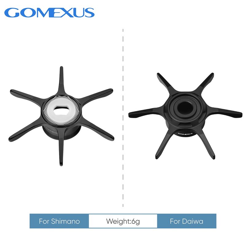 GOMEXUS DIY Aluminium Star Drag 65mm Daiwa/Shimano Tatula Zillion Baitcasting Angeln Reel Zubehör Baitcaster Drag Adjuste