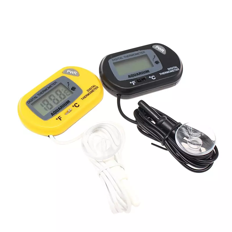 Fish Tank LCD Digital Aquarium Thermometer Temperature Water Meter Aquarium Temp Detector Fish Alarm Pet Supplies Tool Aquatic