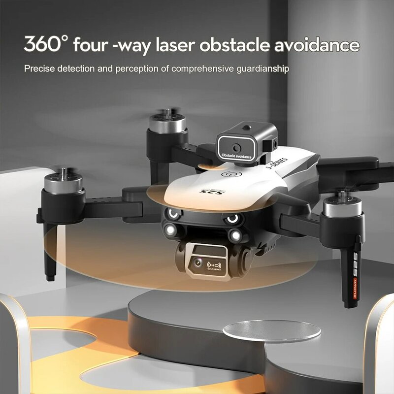 Dron sin escobillas S2S 4k Profesional 8K HD, cámara Dual, evitación de obstáculos, fotografía aérea, cuadricóptero plegable, vuelo de 25 minutos