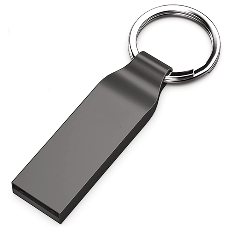 Clé USB en métal étanche avec porte-clés, clé USB, clé USB, disque flash, stylo procureur, 64 Go, 128 Go, 256 Go, 512 Go