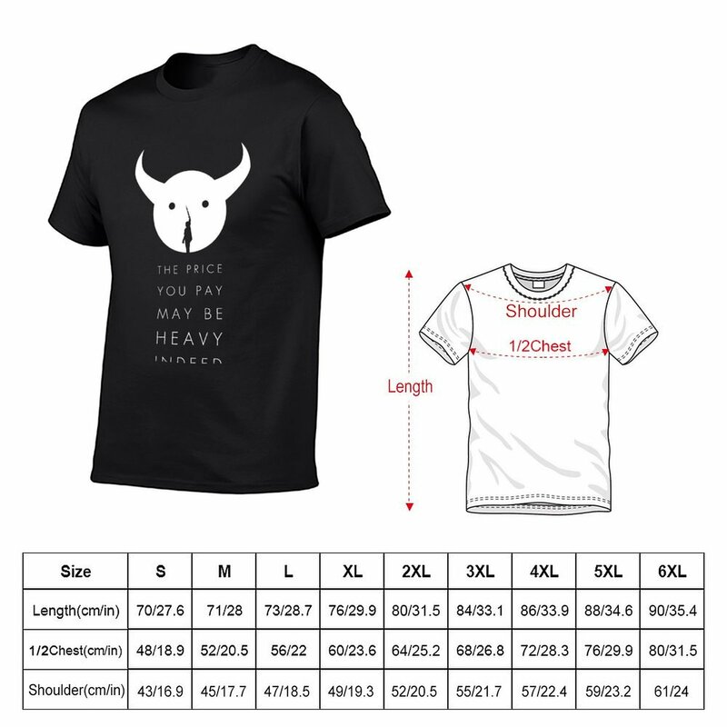 Shadow of the Colossus - Price kaus putih anime heavymens graphic t-shirts besar dan tinggi