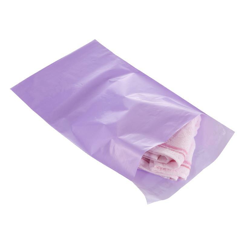 Pacote poli plástico auto-adesivo Mailing sacos, correio Mailer, saco expresso, Envelope roxo, bolsa postal, embalagem, 100pcs