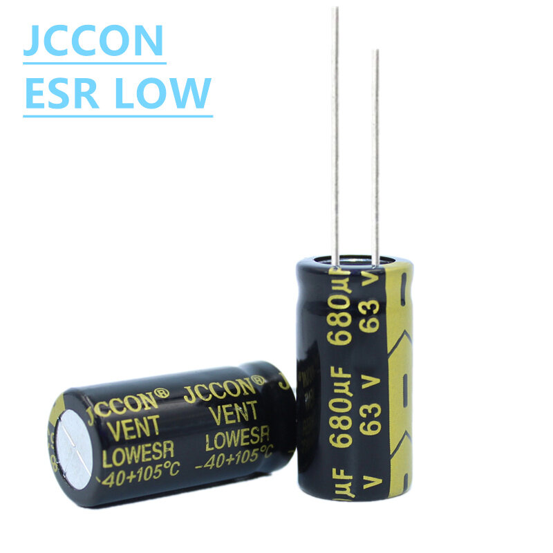 1 szt. JCCON aluminiowy kondensator elektrolityczny 63 v680uf 13x25 63 v1000uf 16x25 wysokiej częstotliwości kondensatory niska oporność niskiej ESR