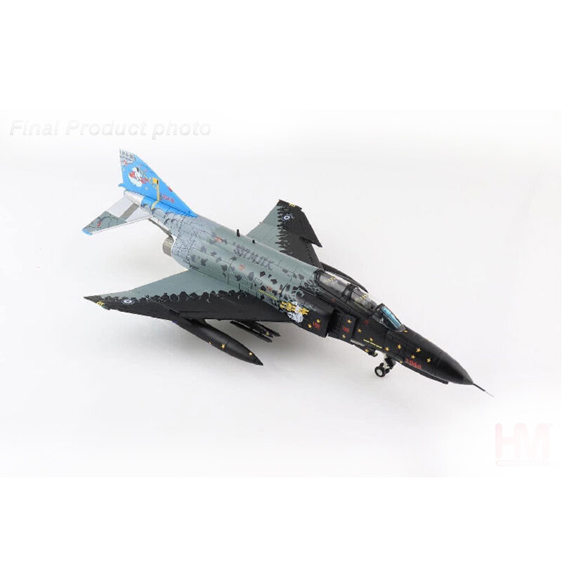 Die Cast F-4E Ghost Fighter Gemilitariseerde Gevechten 1:72 Proportionele Legering En Plastic Gesimuleerde Mannengift