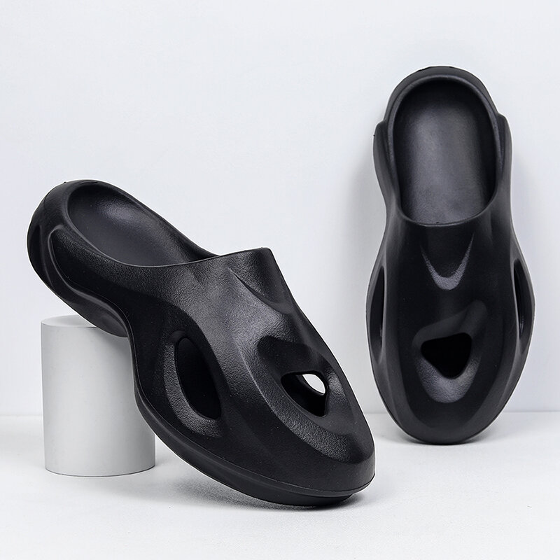 ChimPersonality-Pantoufles de sandales pour hommes, chaussures légères et imperméables, sandales à haute élasticité, maison et extérieur