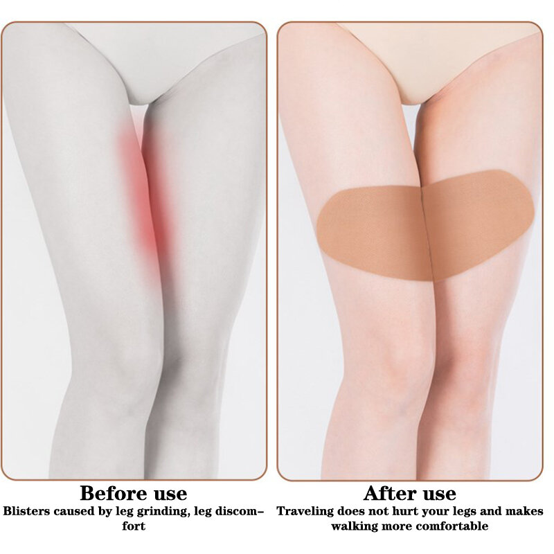 1 stücke Frauen Innen schenkel Anti-Verschleiß Patch Tape Spandex unsichtbaren Körper Anti-Reibungs-Pads Patches nicht stickig Einlegesohle Leggings Bandage