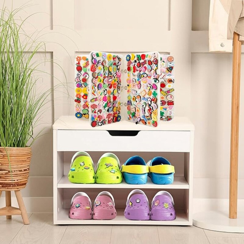 Многофункциональный органайзер для обуви, креативная сумка для хранения буклетов с цветами