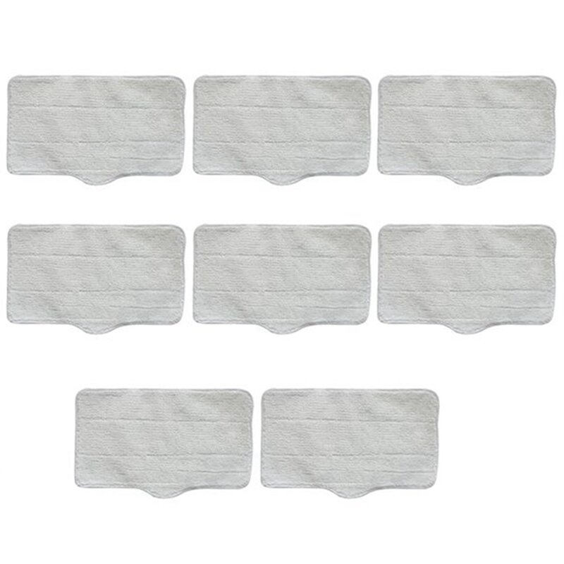 Top Sale 8PCS Mop Cloth For Deerma Steam Mop Cleaner ZQ600/ZQ610/ZQ100 Steam Mopping Wiper Cleaning Mop Cloth