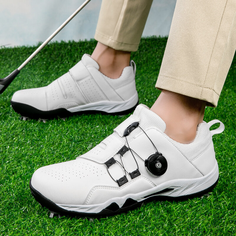 Chaussures d'entraînement de golf professionnelles pour hommes et femmes, chaussures de marche de fitness en plein air, chaussures de sport coordonnantes pour hommes