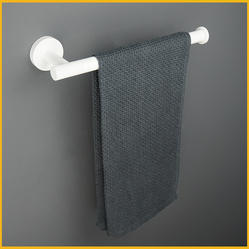 Hohe Qualität-Wand Bad Hardware Set Mantel Haken Handtuch Ring Rack Bar Papier Halter 304 Edelstahl Weiß