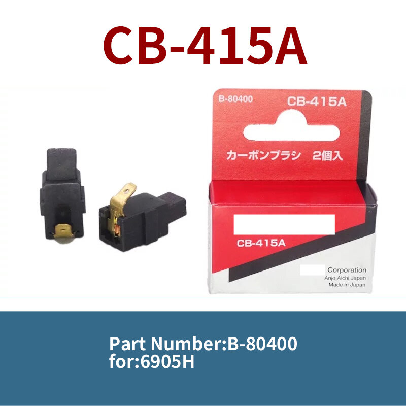 CB-415Aマキタ6905用カーボンブラシh 6905B 6906 6910電動レンチインパクトレンチホルダー交換部品B-80400