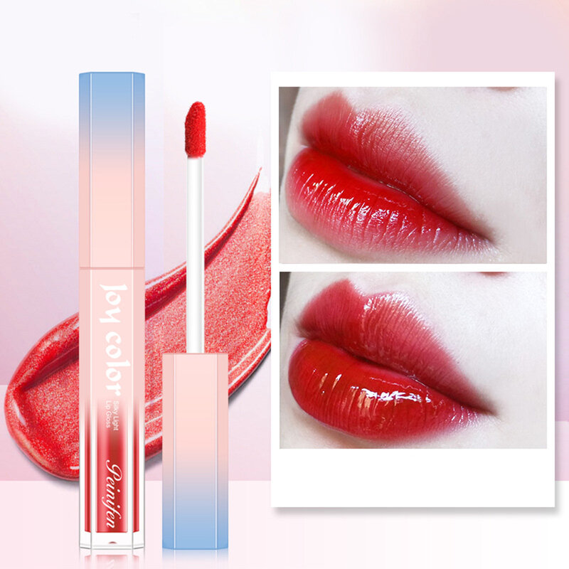 Moisturizing Lip Gloss Long Lasting Easy Wear Vintage Retro Liquid Lipstick Cosmetics Makeup Supplies