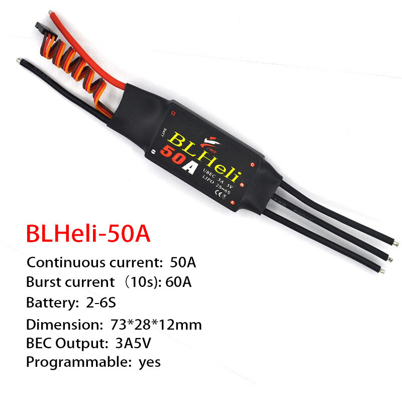 1-3Pcs 20A 60A 80A Upgrade Brushless ESC BLHeli With UBEC For Quadcopter Model Aircraft Launching Multiaxis DIY FPV RC Drone