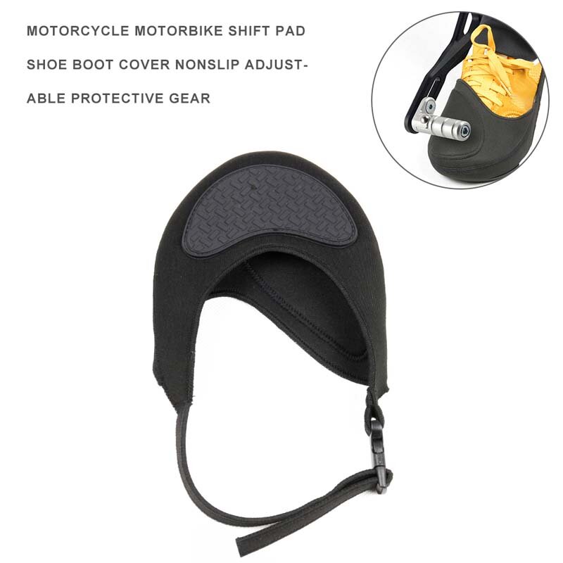 Housse de protection antidérapante pour chaussures de moto, 1 pièce, coussinet de changement de vitesse, équipement de moto pour chaussures jusqu'à la taille 44
