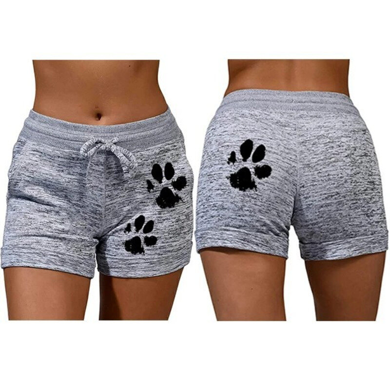 2024 New Comfortable Women's Wear Printed Bottom Quick Drying sport Yoga Pants Leisure Sports Waist Elastic women shorts short