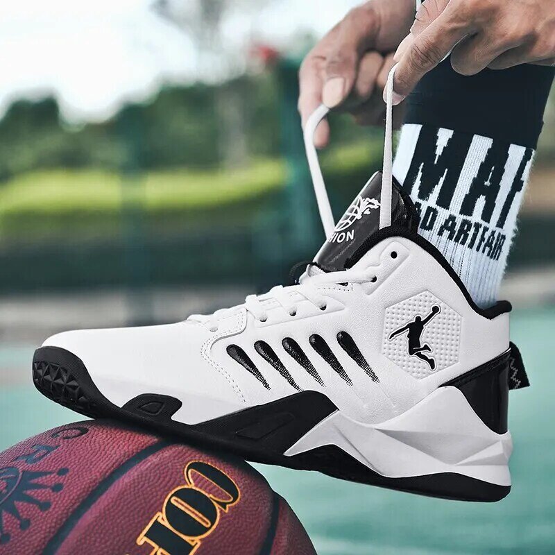 Zapatos de baloncesto para hombre, zapatillas ligeras, calzado deportivo informal para entrenamiento unisex