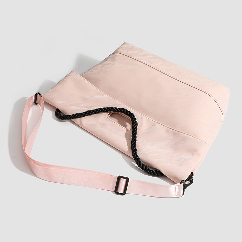 Стильная дорожная вместительная сумка через плечо с регулируемым ремешком, кошелек кросс-боди для женщин, легкая пляжная сумка, милая сумка