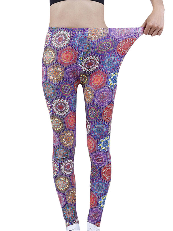 CHSDCSI Push Up Leggins Floral Printed Elastic 2022 New Summer Fitness Legging Women High Waist Trousers Gym Pencil Pants