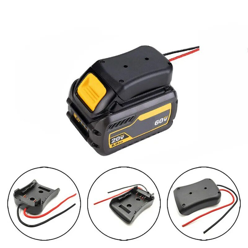 DIY akumulator dla Makita/Bosch/Milwaukee/Dewalt 18V akumulator złącze zasilania Adapter DIY uchwyt dokowania 14 Awg przewody