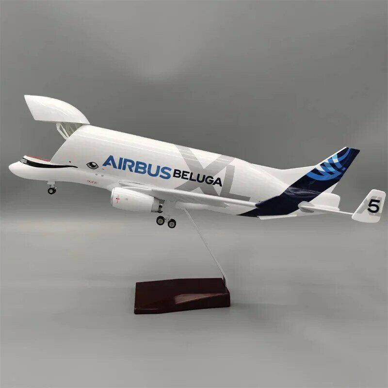 1:150 scala pressofuso resina 41cm aereo Airbus A330-743L SuperBeluga trasporto aereo No 5 modello collezione Display giocattoli fan