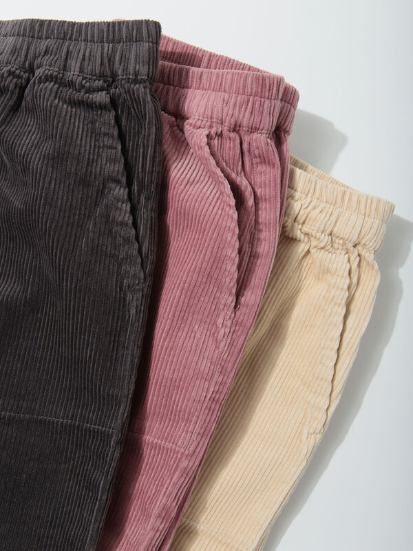 Pantalones holgados de algodón Natural para mujer, pantalón de pierna ancha con cintura elástica, cómodos, combinables con todo, estilo japonés, primavera y otoño