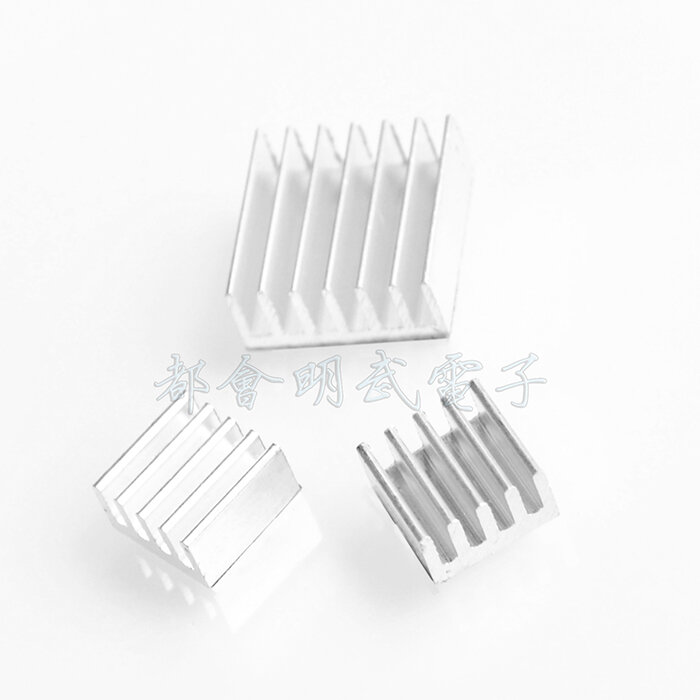 Raspberry Pie 3B Raspberry Pi Electronic Radiator Aluminum Profile 3 Pieces In Bulk Packaging and Glue 2 Small and One Large
