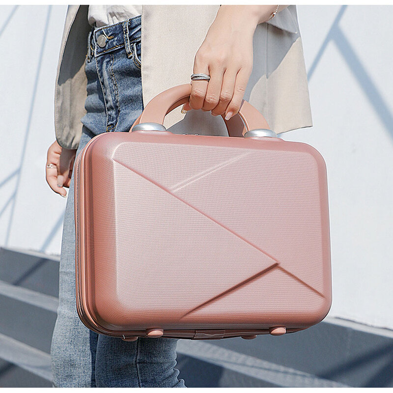Khaki Waterproof Explosion-proof Lady Travel Suitcase Women's Makeup Bag Size:30-15-20cm