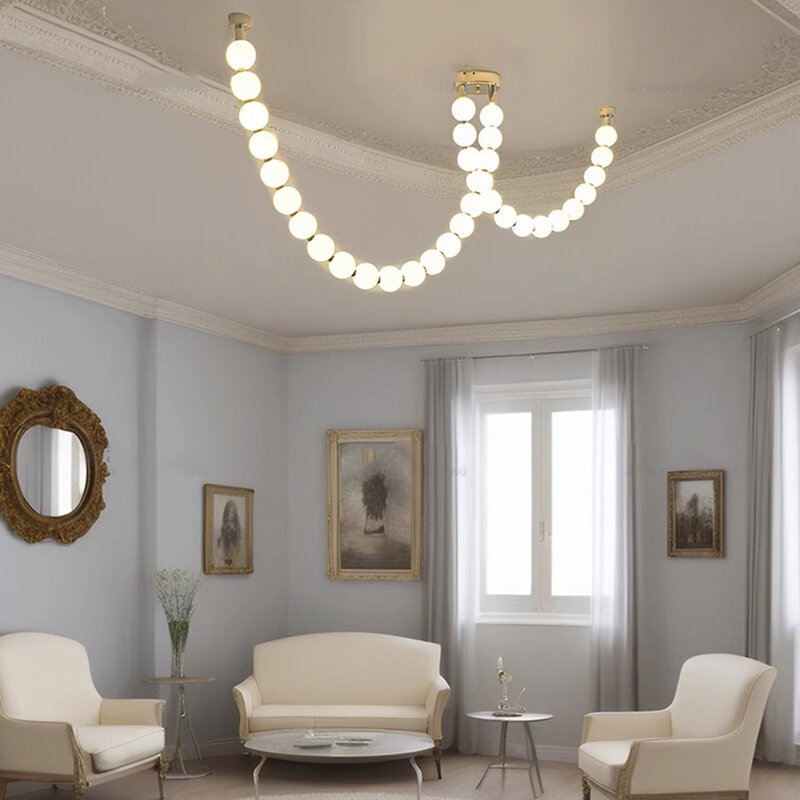Lampu gantung led, pencahayaan dalam ruangan ruang makan Modern, lampu gantung led untuk ruang tamu dan dalam ruangan