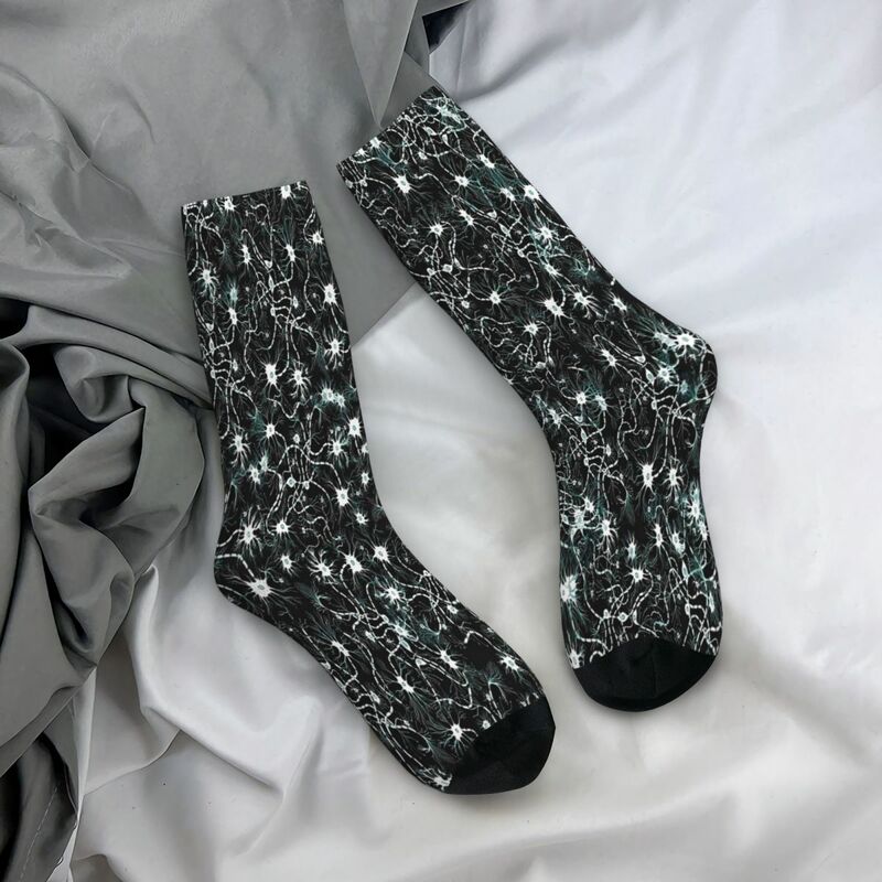 Носки с нейронами, мужские и женские носки из полиэстера, индивидуальный дизайн