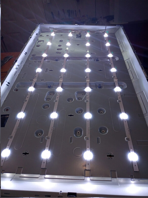 Tiras de luces LED, accesorio para Samsung UN43J5000AF UN43J5000AG UN43J5200AKXZL UN43J5200AHXPA UN43J5200AG UN43M5300AF BN96-37294A 30774, 8 unidades
