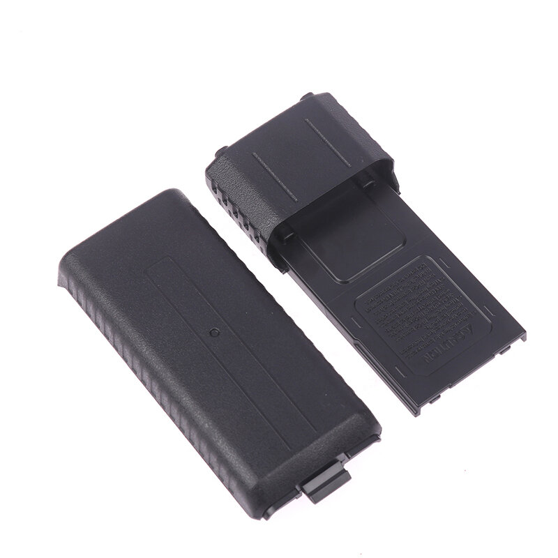 Caixa de bateria preta para Walkie Talkie, Extended Shell Pack, caixa de bateria, UV5R, BF, UV5RE, 5RA TYT, TH-F8, UVF9
