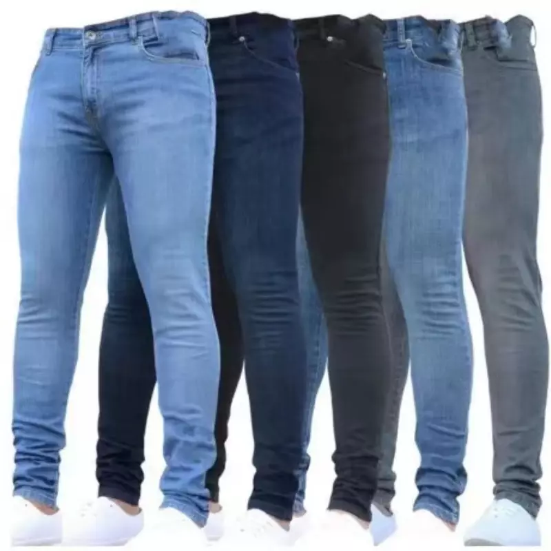 Bay Independent Station-Leggings moulants pour hommes, jeans populaires en Europe et en Amérique