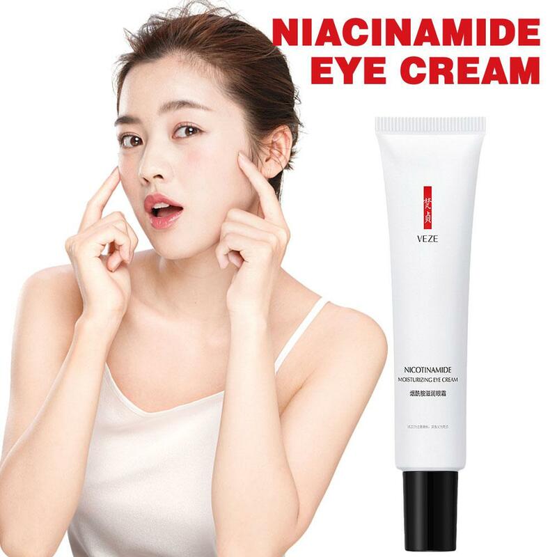 Niacinamide-Crème hydratante pour les yeux, anti-déformable, soins pour la peau, anti-âge, anti-poches, O1x6