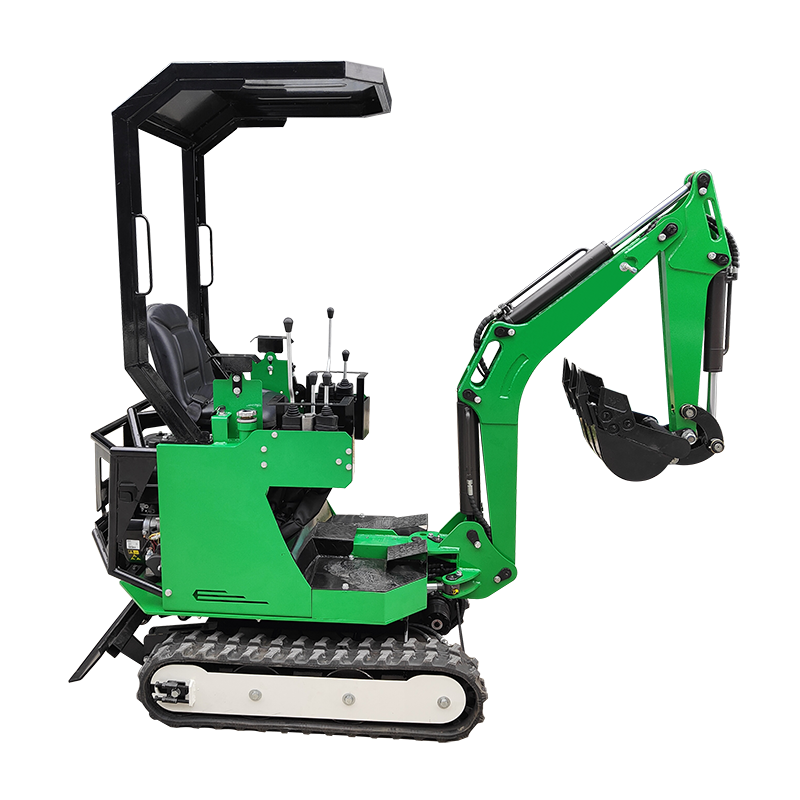 Hook machine micro greenhouse crawler type 1-ton small excavator hydraulic transmission agricultural excavator mini digger