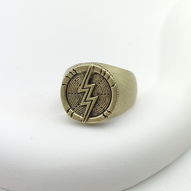 Film Superhero Flash Barry Allen cincin Cosplay mode uniseks cincin aksesoris perhiasan hadiah