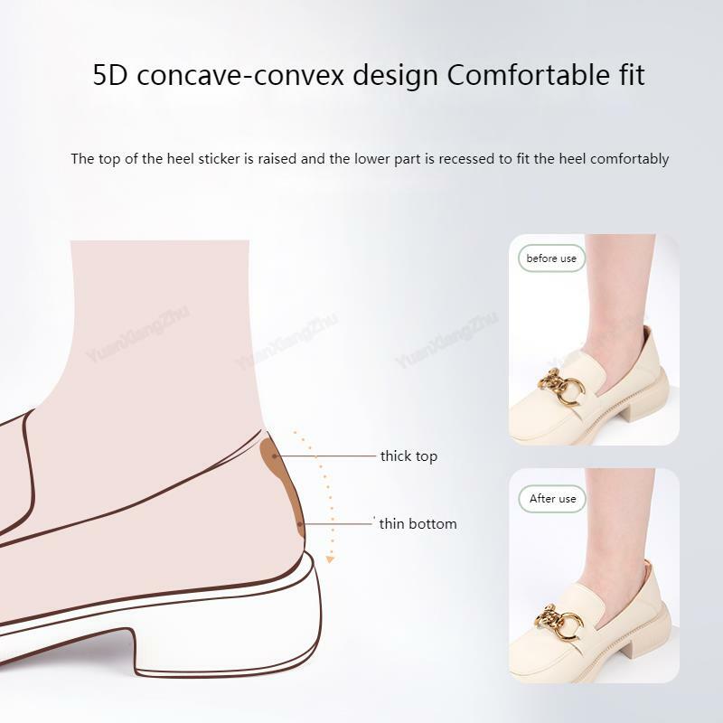 1Pair Heel Protectors for Womens Shoes Insoles Anti-wear feet Shoe Pads for High Heels Anti-Slip Adjust Size Shoes Accessories