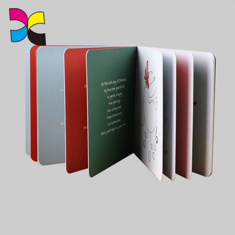 customized high quality Laminated customized colorful printing baby Art Teaching cardboard book