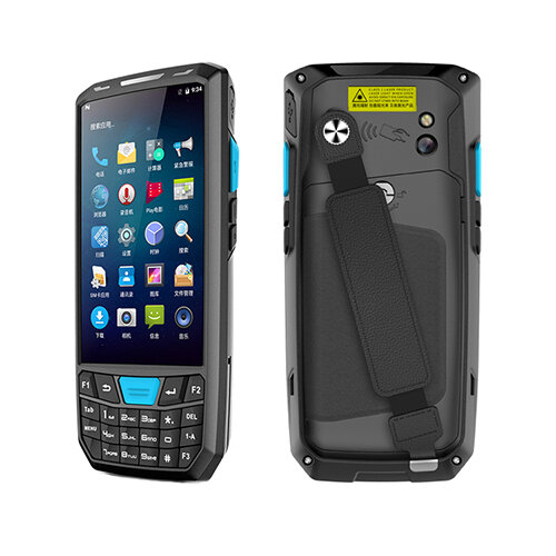 Günstigerer Preis PDA-Ausrüstung 4,5 Zoll Android 9 1d 2d drahtloser Barcode-Scanner GPS NFC 4G Netzwerke Handhelds Terminal Computer