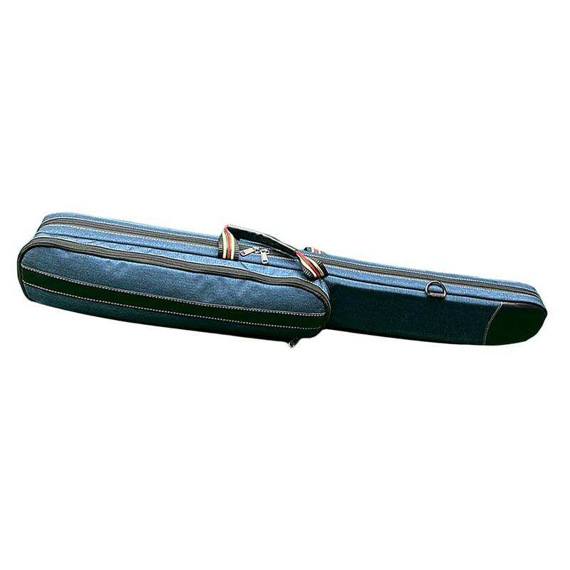 Pool Cue Cases 1/2 Pool Cue Storage Pouch Accessories Billiard Cue Bag Oxford Snooker Cue Storage Pouch Portable for Travel