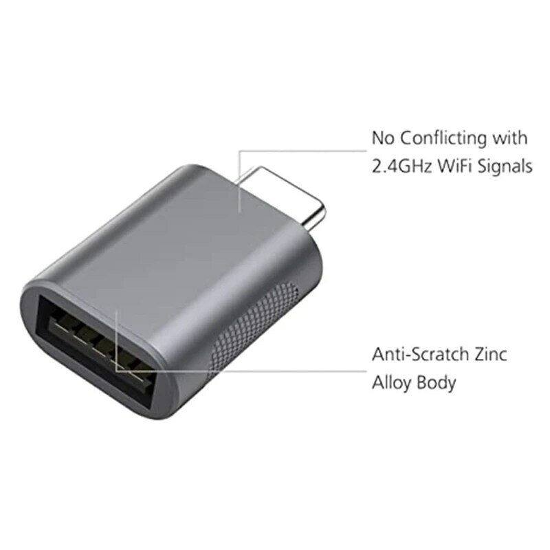 Adaptador de USB-C a USB 3,0, conector USB tipo C hembra a USB macho para MacBook Pro MacBook Air 2020, iPad Pro 2020, dispositivos tipo C