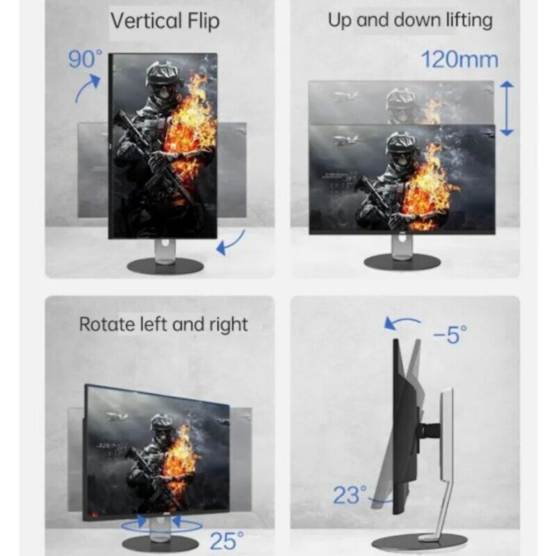 Komputer All-in-one AOC 27-calowy AMD 5700G + 16G + 512G do regulacji gier na komputery stacjonarne AIO komputer gamingowy w biurze domowym, komputery stacjonarne