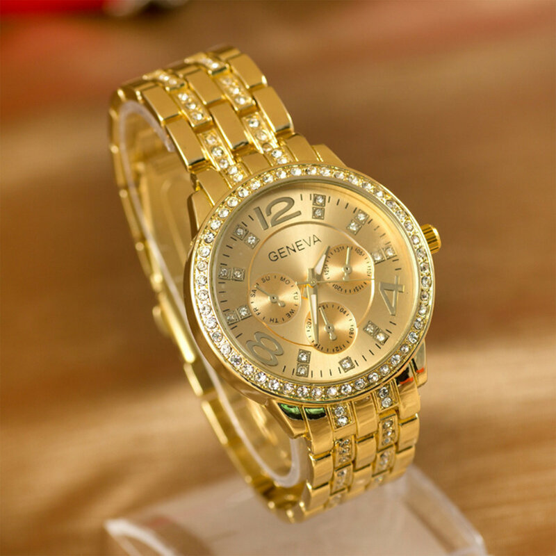 Jam tangan wanita Quartz unik jam tangan wanita Set jam tangan wanita Quartz akurat jam tangan wanita Turkiyede olmaian Urunler