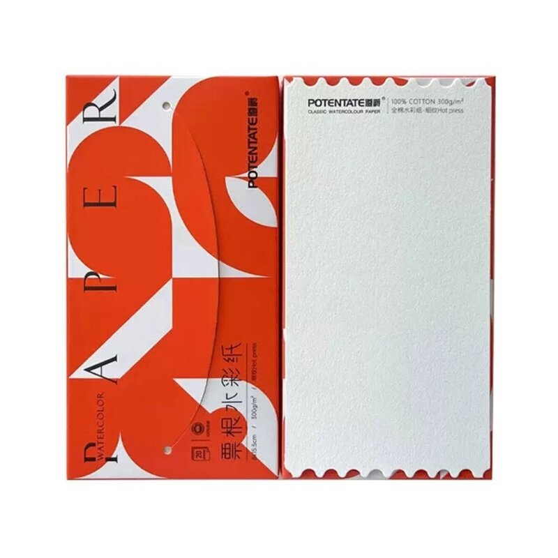 Hot Press aquarel papier pad voor artistieke technieken Art Cotton Paper for Kid,