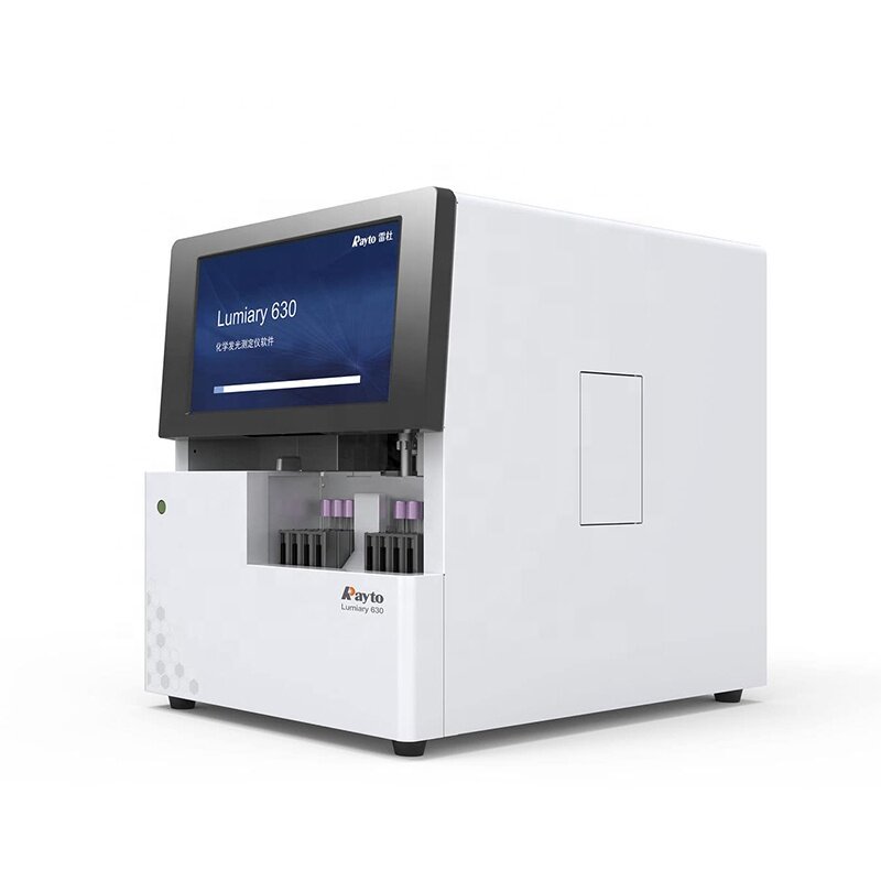 Rayto lumiray 630 automatischer chemi lumineszenz analysator für labor medizinischer immuno assay analysator chinesischer poct